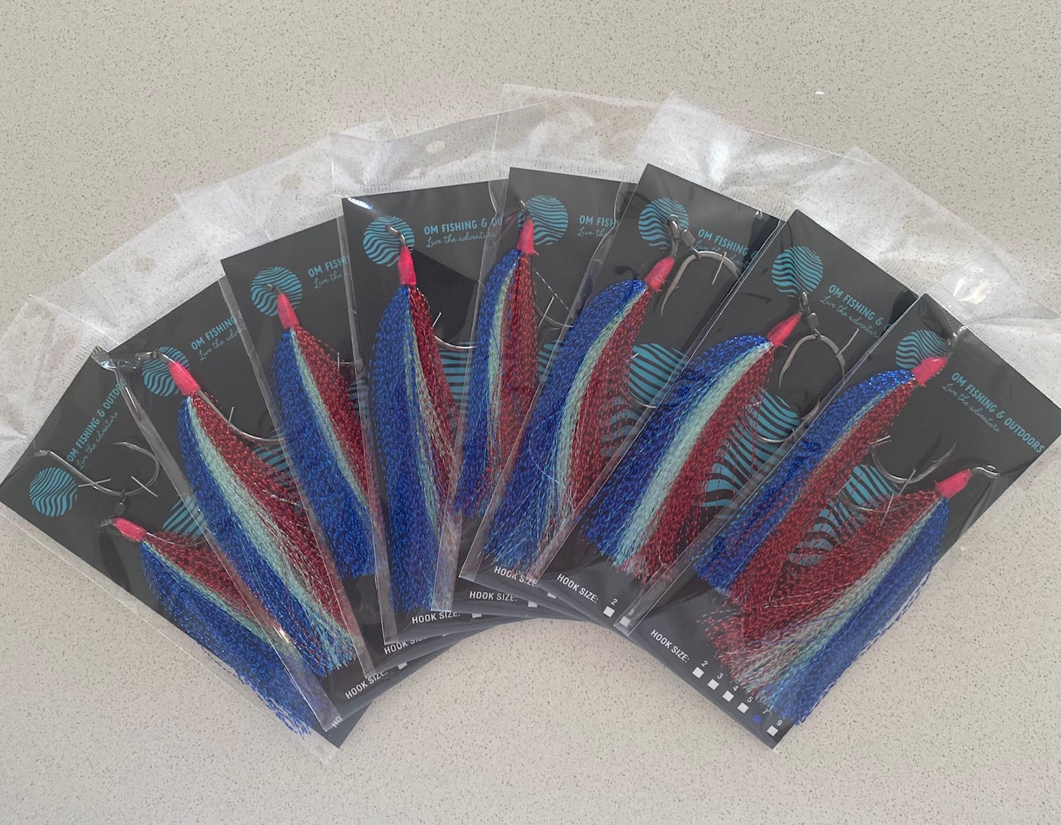 Blood Pillie Flashed Hook Bulk Pack