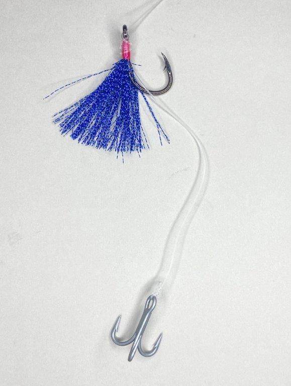 Mahi Mahi Live Bait Rig Blue - Treble Hook