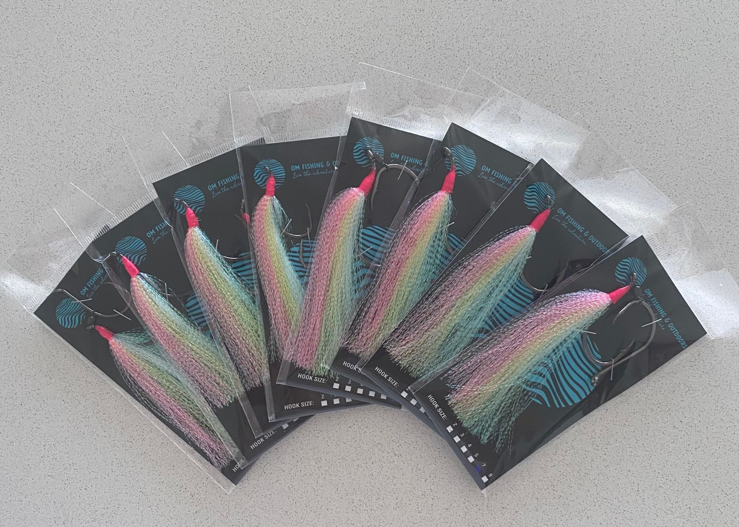 Pink Hussar Flashed Hook Bulk Pack